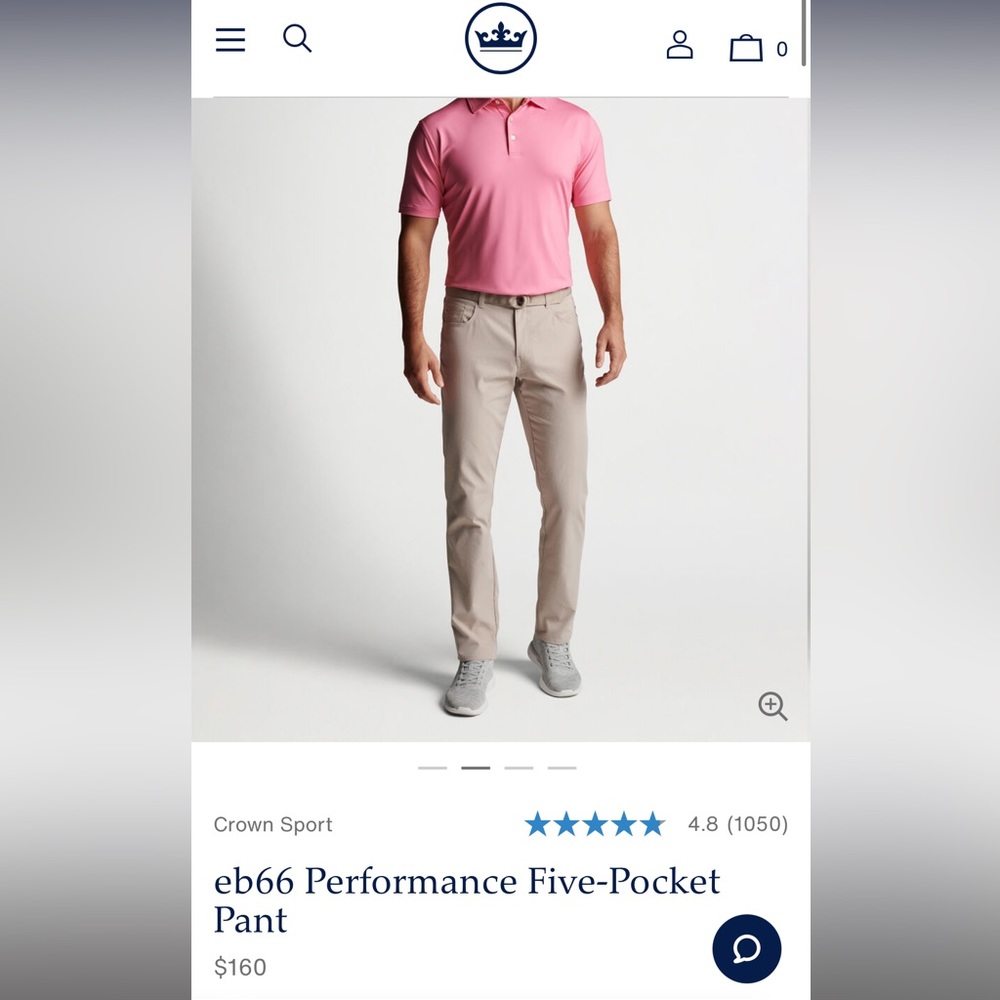 Peter Millar Performance five-pocket pant